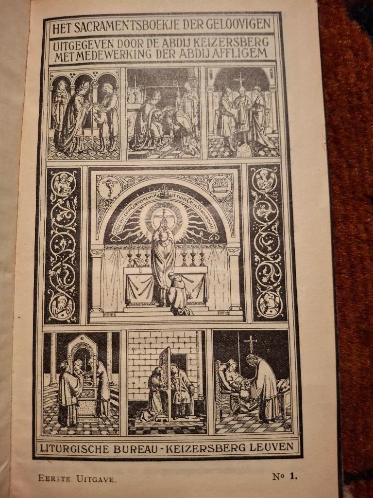Misboeken gebedenboeken ca. 100 jaar oud vintage, Antiek en Kunst, Antiek | Boeken en Bijbels, Ophalen of Verzenden