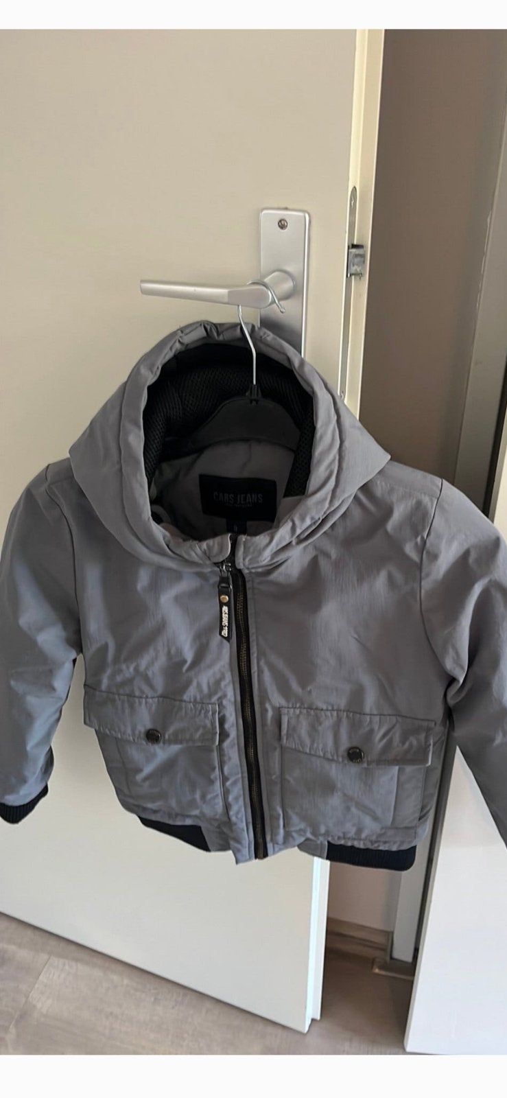 Winterjas en truien jongen 122/128, Ophalen, Zo goed als nieuw, Overige maten, Blauw