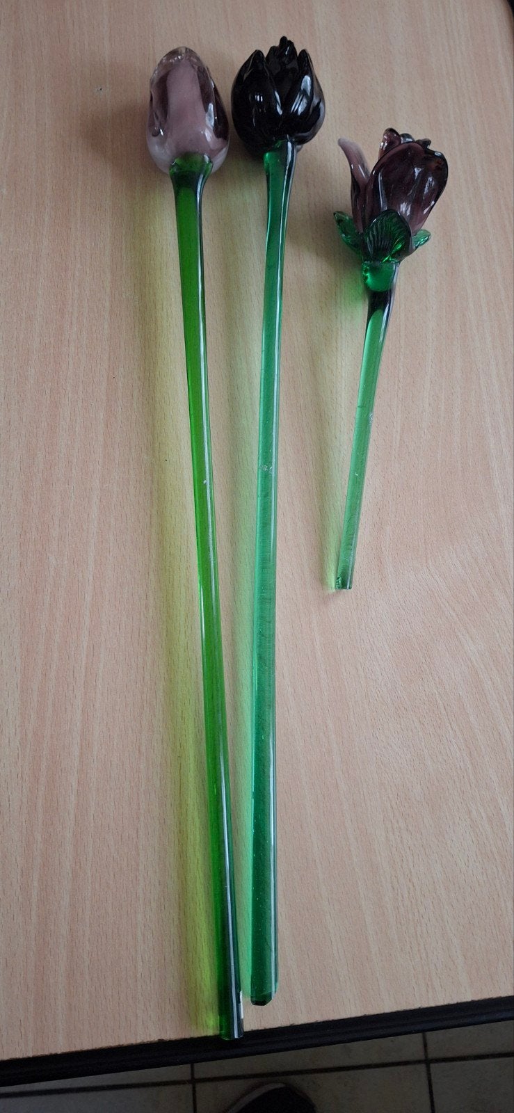 Handgebaren bloemen murano, Ophalen, Zo goed als nieuw