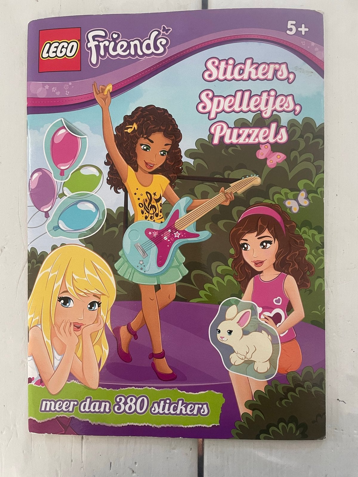 Lego Friends Tijdschrift met Stickers, Spelletjes & Puzzels, Ophalen of Verzenden, Gebruikt, Merk