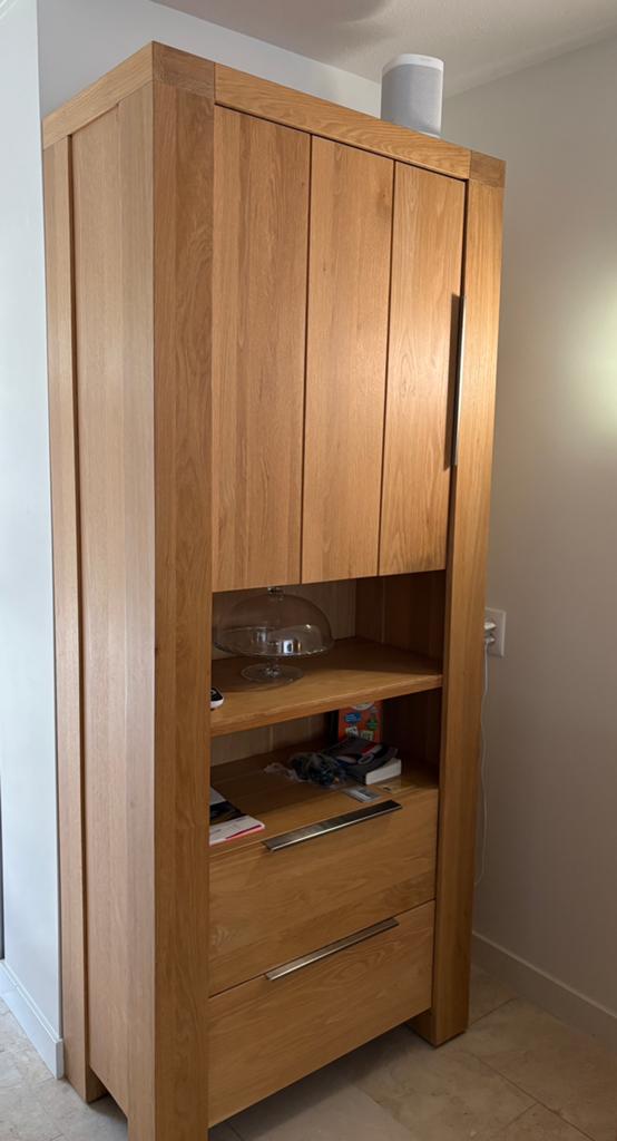 Eikenhouten boekenkast, 150 tot 200 cm, Eikenhout, Ophalen of Verzenden, Zo goed als nieuw