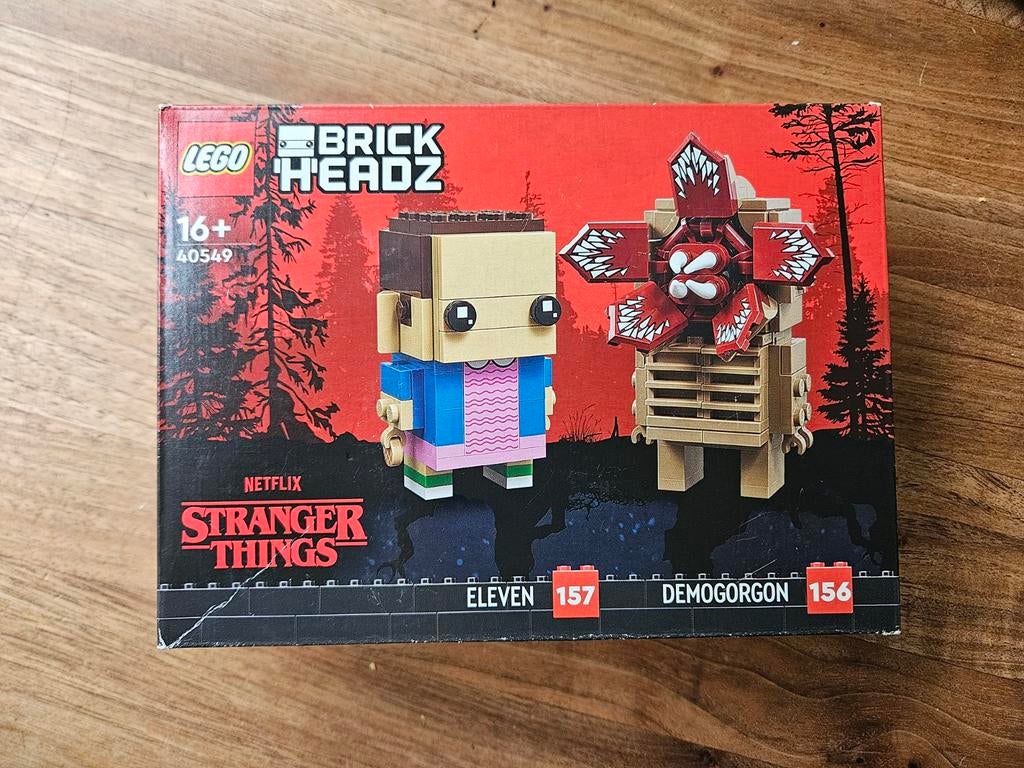 LEGO 40549 Brickheadz Stranger Things - Eleven & Demogorgon, Kinderen en Baby's, Speelgoed | Duplo en Lego, Ophalen of Verzenden