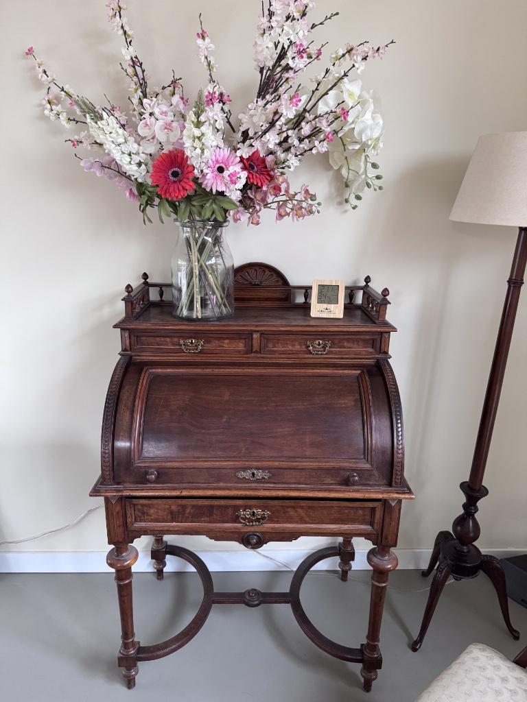 antiek cilinderbureau / secretaire, Ophalen, Gebruikt