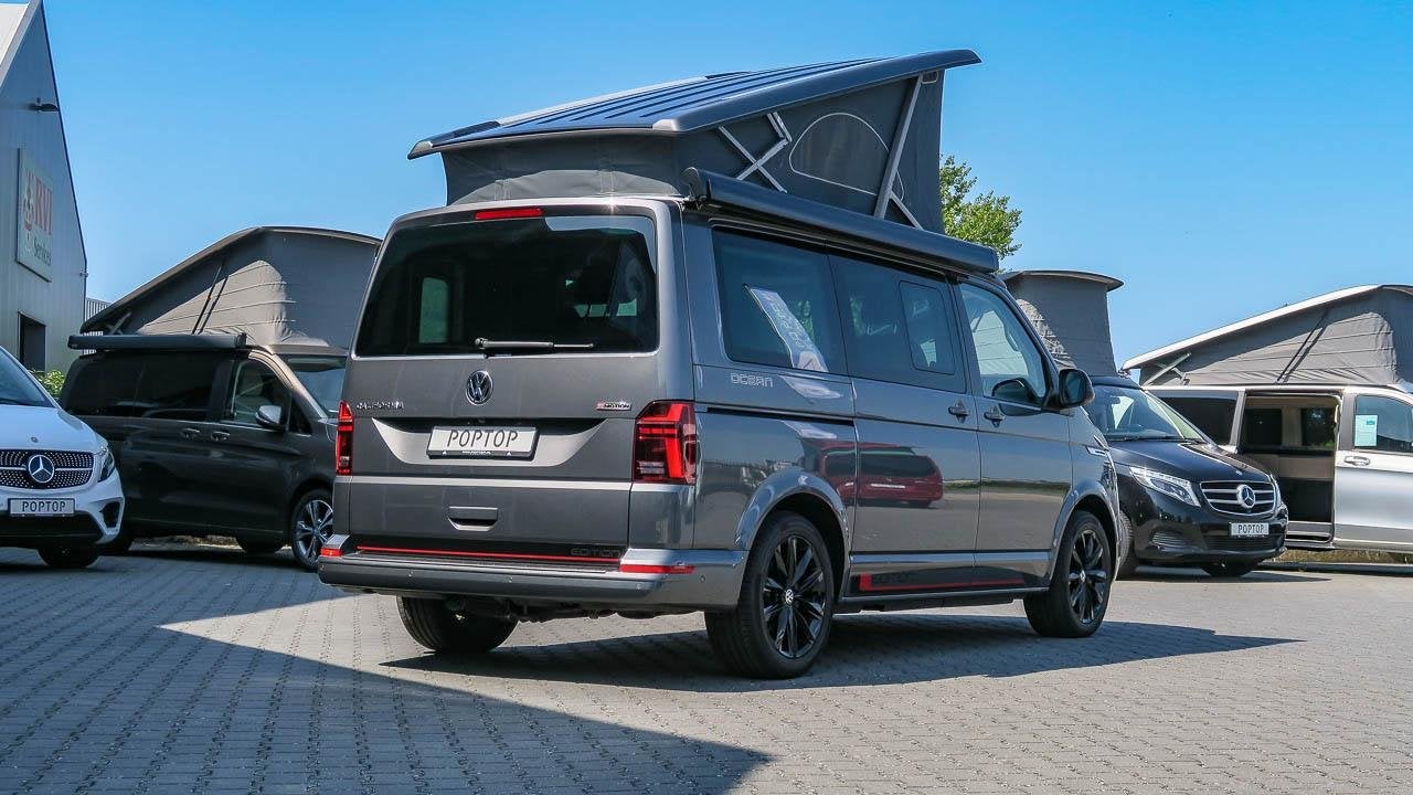 Volkswagen T6.1 California Ocean Edition 4Motion 5 zitplaats, Caravans en Kamperen, Automaat, Buscamper of Camperbus, Volkswagen