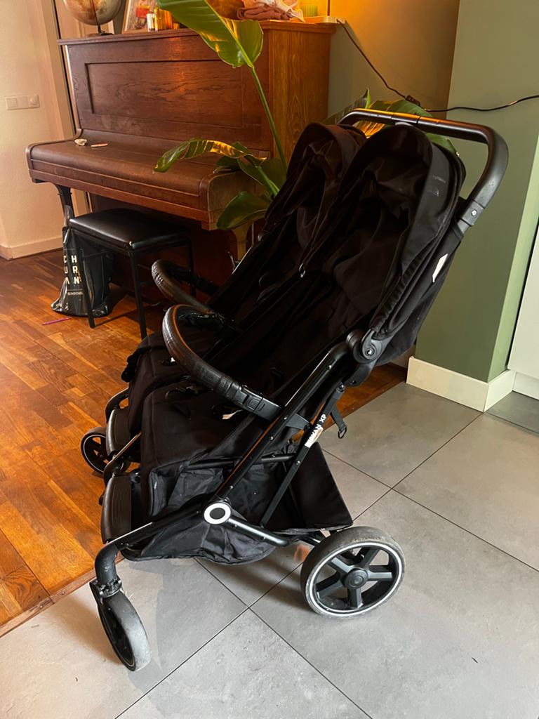 Deryan twin (tweeling) buggy, Kinderen en Baby's, Buggy's, Ophalen of Verzenden, Gebruikt, Overige merken, Duomodel