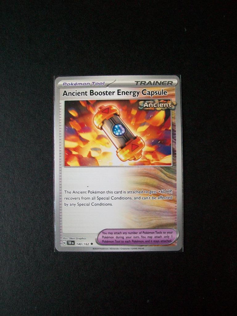 8867 Nieuwe Pokemonkaart Trainer ANCIENT BOOSTER EN. CAPSULE, Verzenden, Nieuw, Losse kaart
