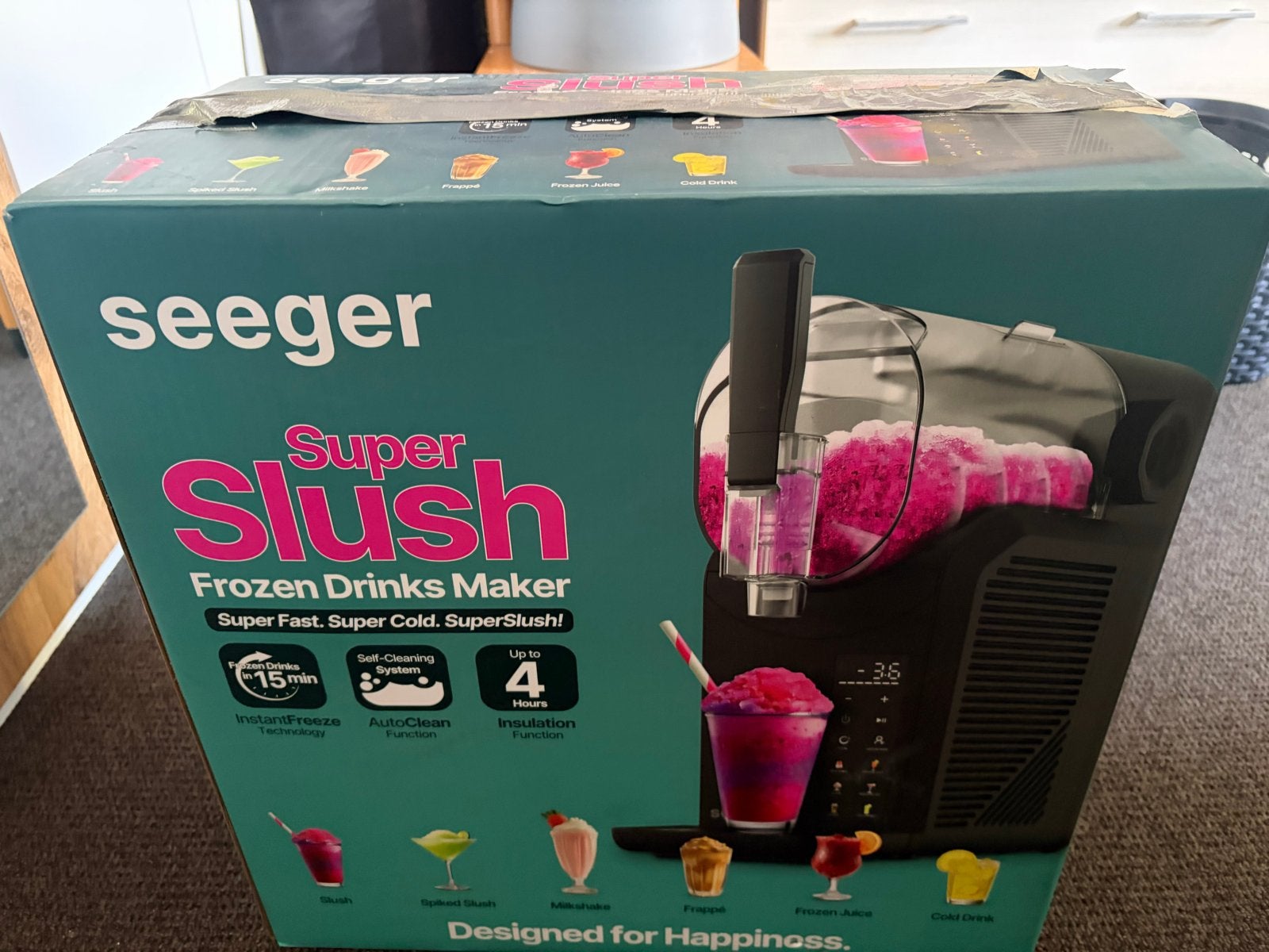 Seeger Super Slush Frozen Drinks Maker, Ophalen, Zo goed als nieuw