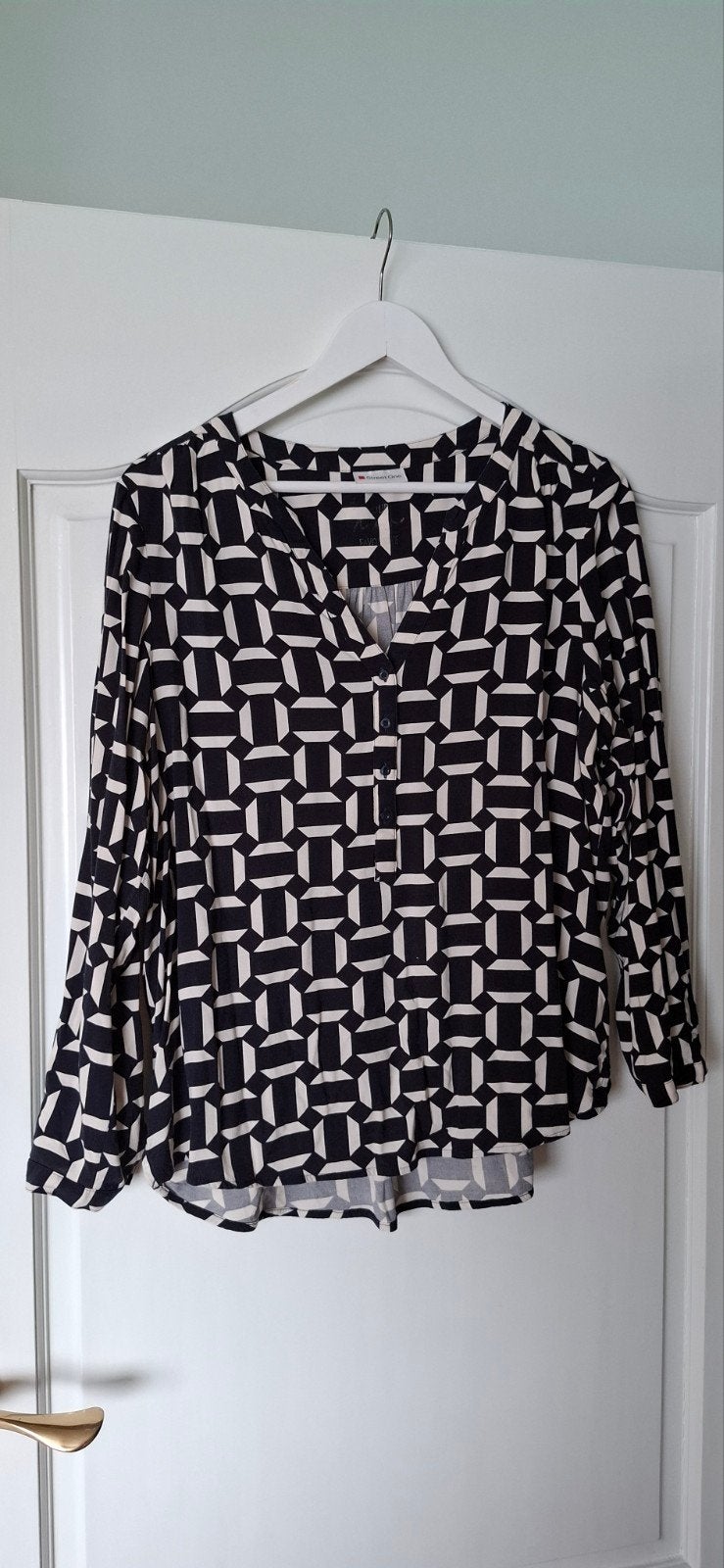 Street one blouse mt 42 - L, Kleding | Dames, Blouses en Tunieken, Ophalen of Verzenden, Gedragen, Maat 42/44 (L), Blauw