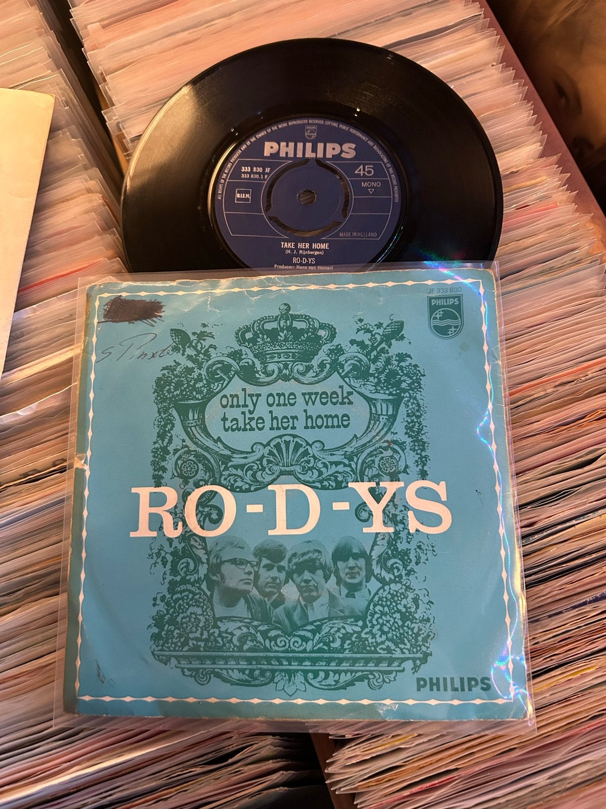 Ro-D-Ys - Take Her Home / Only One Week (nederbeat piraat), Cd's en Dvd's, Vinyl Singles, Gebruikt, Originele persing, 7 inch