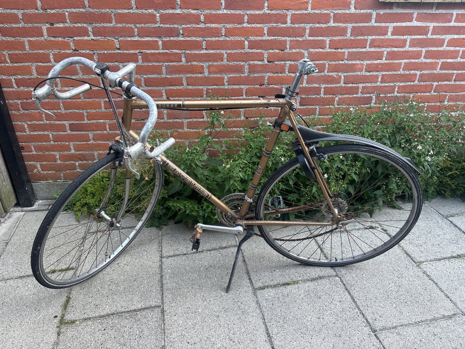 Oude Batavus racefiets - opknapper of onderdelen, Fietsen en Brommers, Fietsen | Racefietsen, Ophalen, Gebruikt, Staal, Batavus