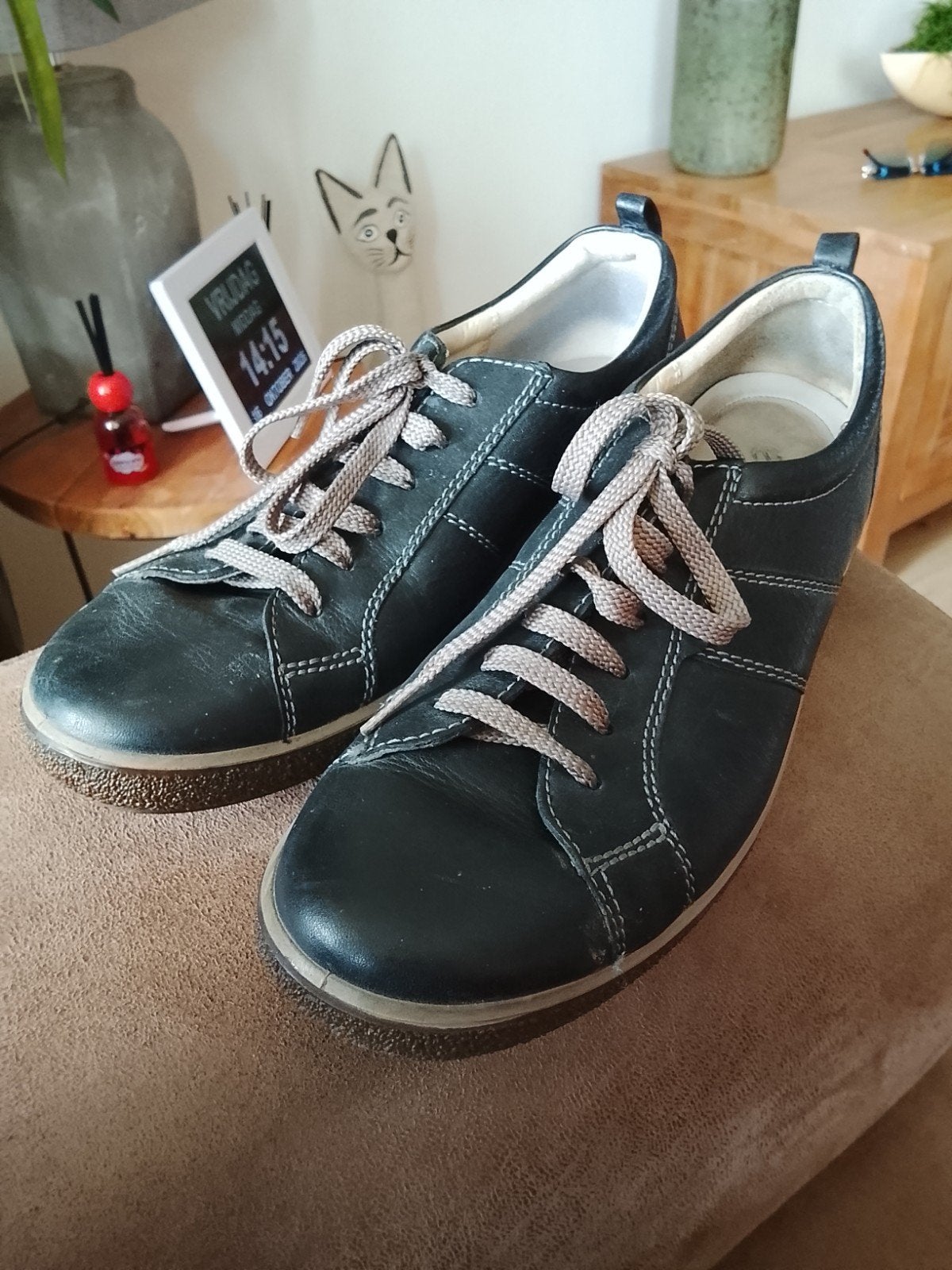Ecco schoenen, Ophalen of Verzenden, Zo goed als nieuw, Zwart, Sneakers of Gympen