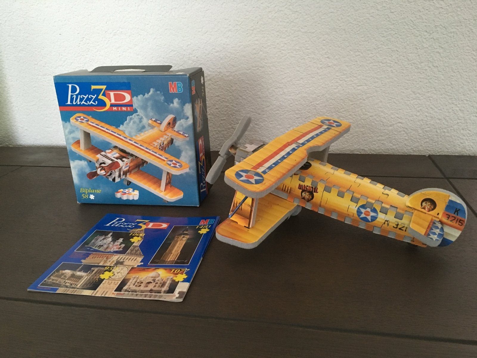Puzz 3D Mini Biplane - 3D Puzzel Vliegtuig, Ophalen, Gebruikt