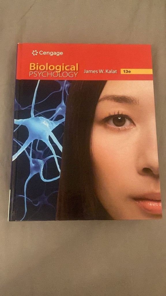 Biological Psychology 13e -- James W. Kalat, Zo goed als nieuw, Beta, James W. Kalat, HBO