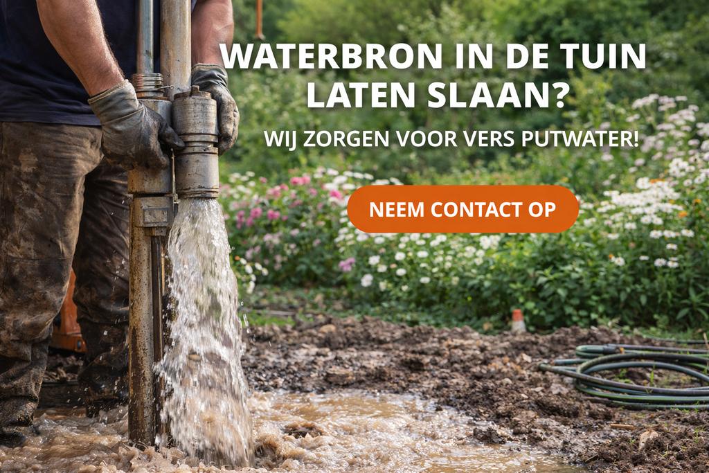 Waterbron / grondwater / beregenen / waterput / puls / tuin, Ophalen of Verzenden, Zo goed als nieuw