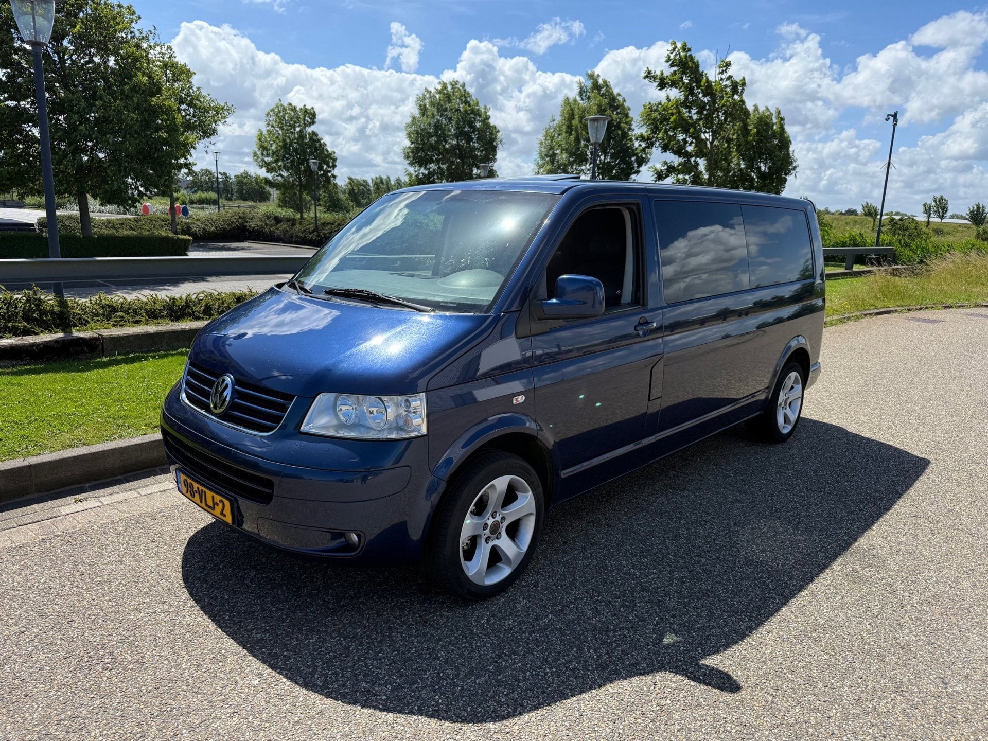 Volkswagen Transporter 2.5 TDI 340 Comfortline DC * GRATIS B, Gebruikt, Zwart, 2020 kg, Diesel