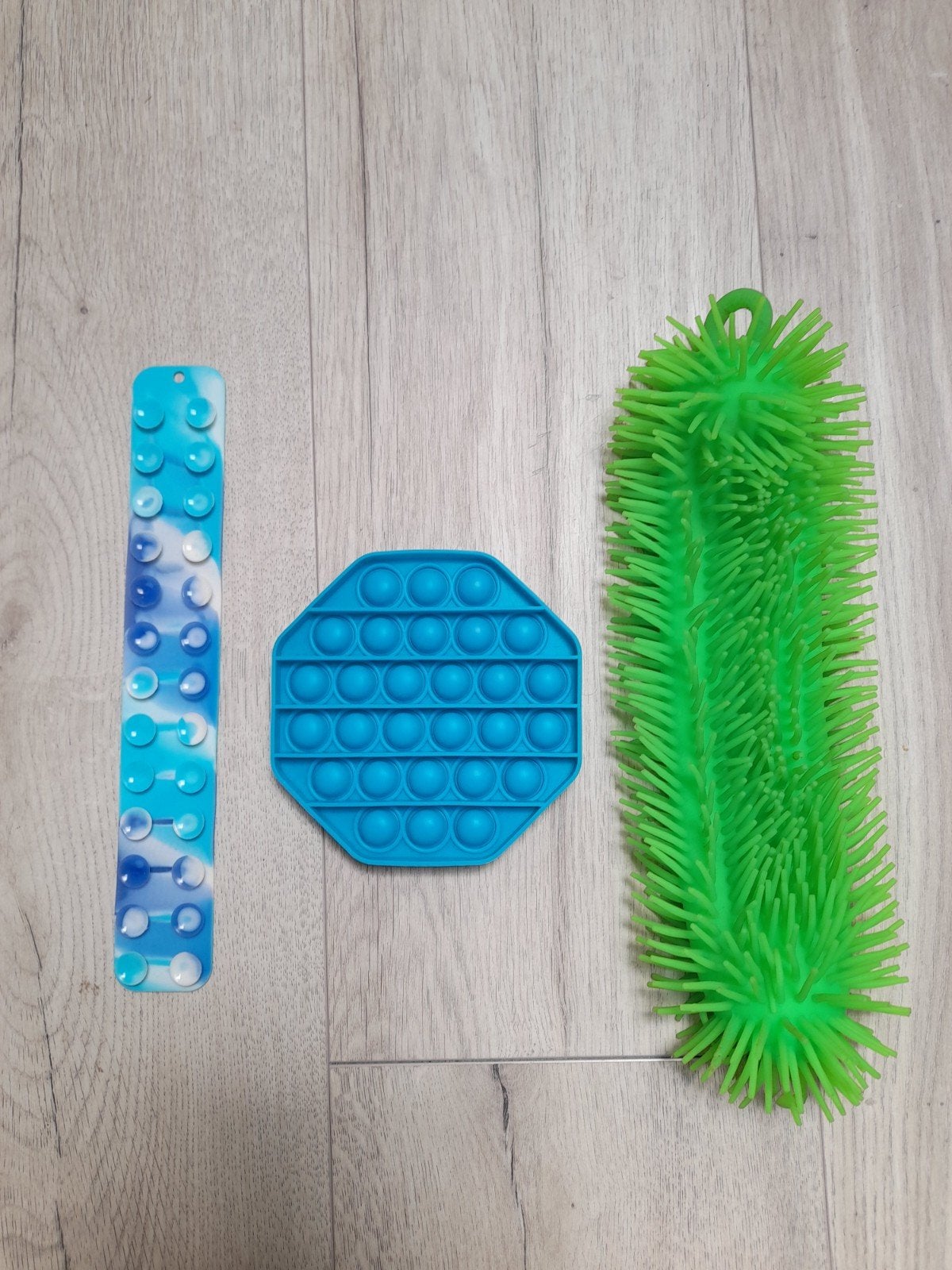 2 fidget toys en 1 squishy, Ophalen of Verzenden, Gebruikt