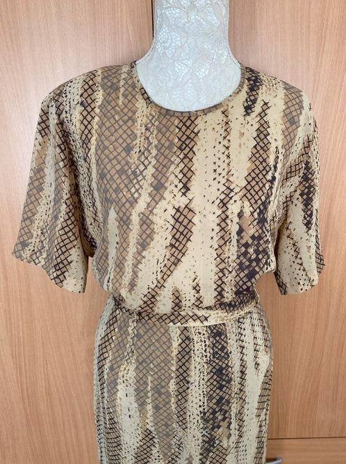 Starstyle lange rok met bijpassende blouse maat 44 [DM], Bruin, Maat 42/44 (L), Ophalen of Verzenden, Zo goed als nieuw