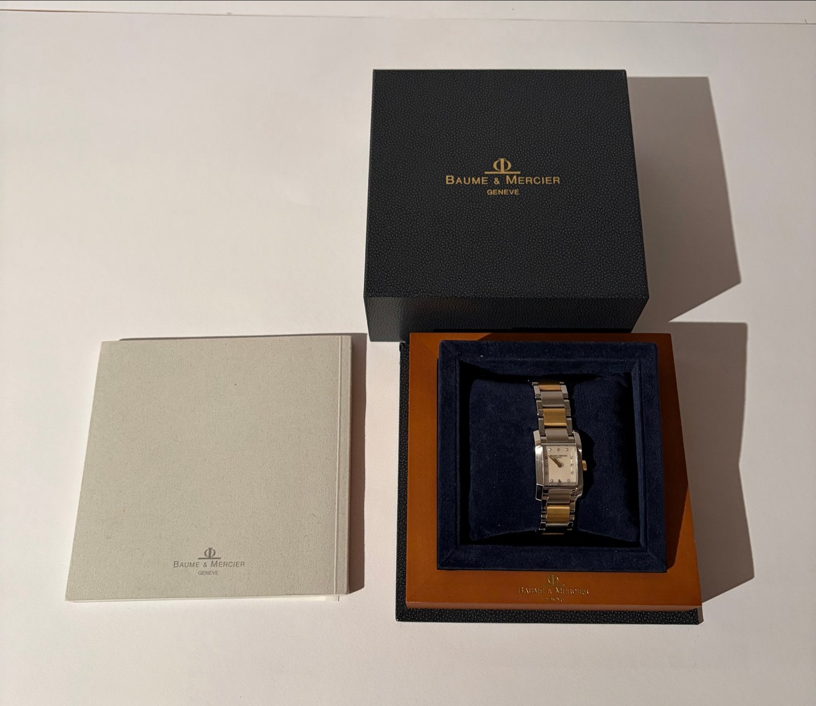 Baume & Mercier Diament MOA08738 18k Gold & Steel *3190€NEW*, Sieraden, Tassen en Uiterlijk, Overige materialen, Polshorloge, Overige materialen