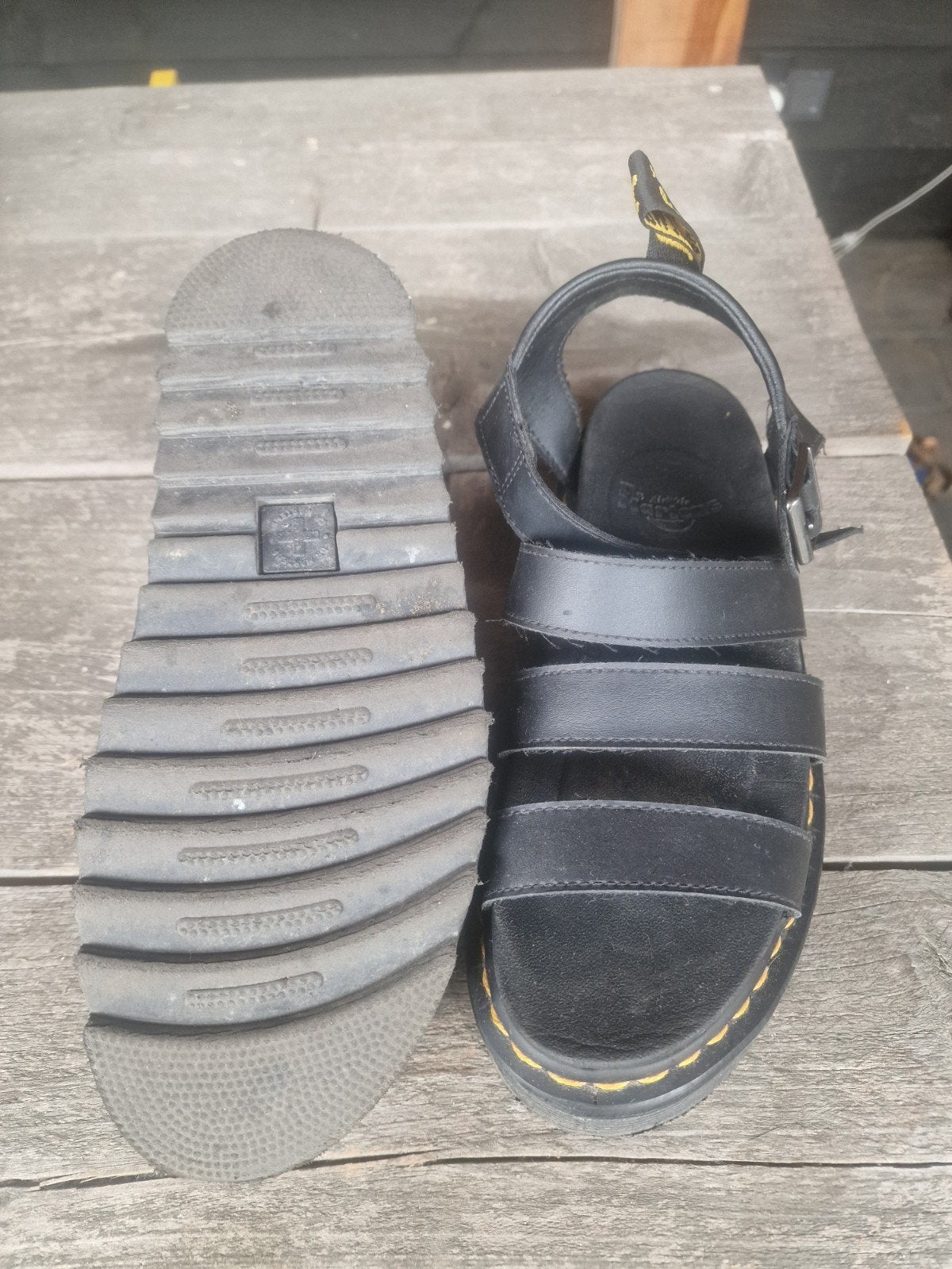 Dr. Martens Blaire Quad Sandalen Zwart Maat 40, Kleding | Dames, Schoenen, Ophalen, Zwart, Sandalen of Muiltjes, Dr. Martens