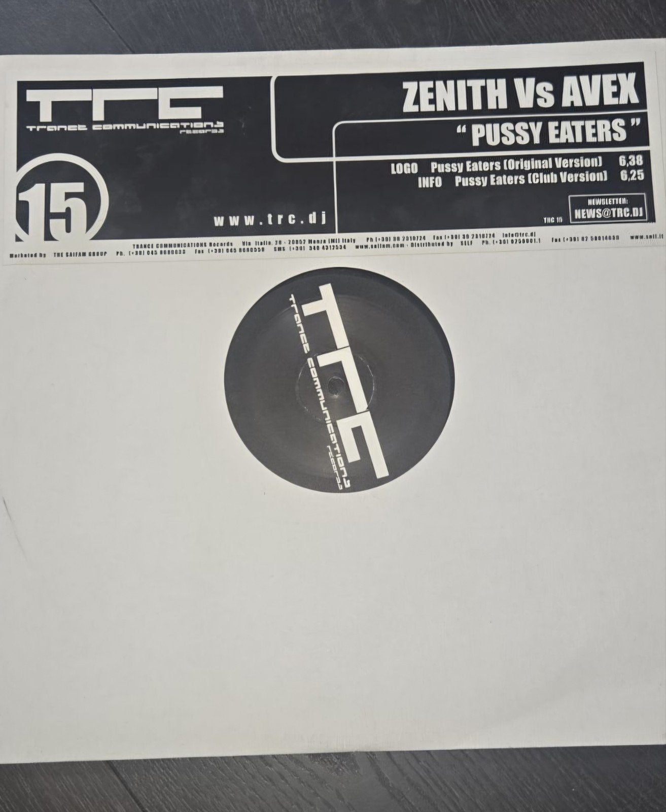 Zenith vs Avex - Pussy Eaters (Vinyl), LP, Gebruikt, Trance, Ophalen of Verzenden