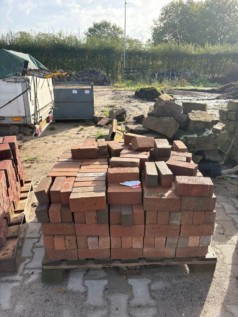 Rode klinker dikformaat 20x9x7 5 m2, Tuin en Terras, Ophalen, Klinkers, Zo goed als nieuw, Minder dan 5 m²