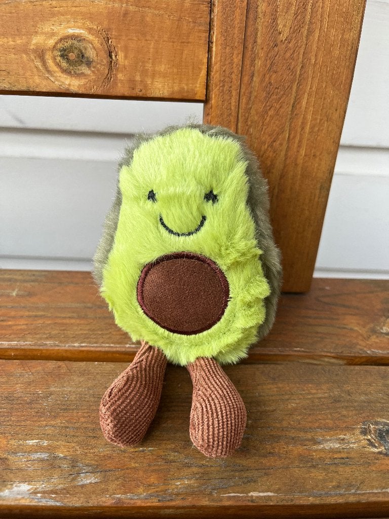 Schattig avocado knuffel kawaii, Ophalen of Verzenden, Zo goed als nieuw, Overige typen