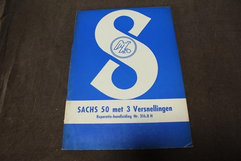 Sachs 50 met 3 versnellingen reparatie handleiding, Ophalen of Verzenden, Zo goed als nieuw