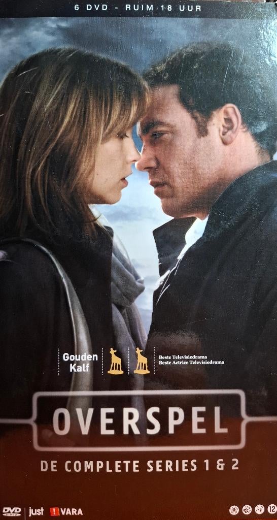 Overspel 6 DVD de complete serie 1 en 2 KRASVRIJ, Alle leeftijden, Verzenden, Zo goed als nieuw