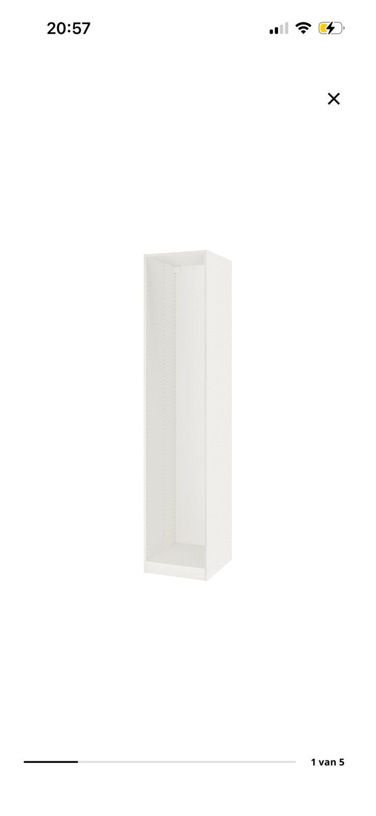 5 x Pax basiselementen 50cm, Ophalen, Gebruikt, 200 cm of meer, 50 tot 100 cm