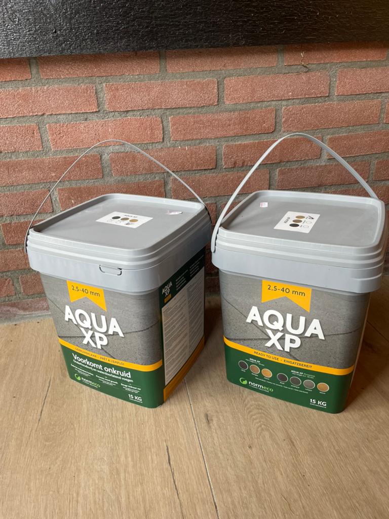 2x 15kg Aqua XP, voegmiddel, naturel., Tuin en Terras, Ophalen, Nieuw