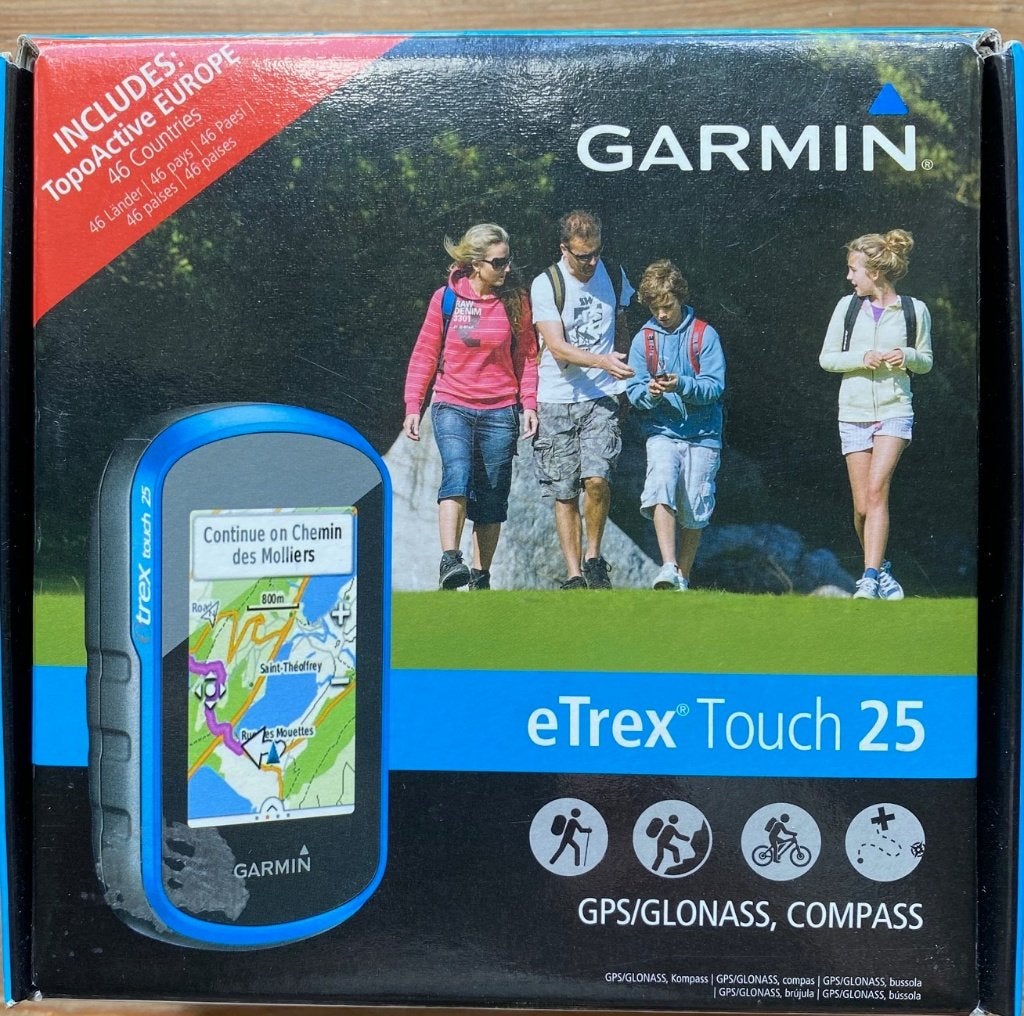 Garmin eTrex Touch 25, Ophalen, Nieuw, Navigatie of Gps