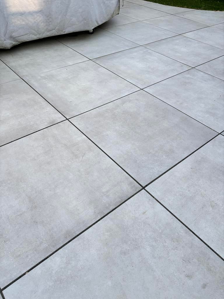GeoCeramica Keramische tegels 60x60, Tuin en Terras, Ophalen, Zo goed als nieuw, Beton, Terrastegels