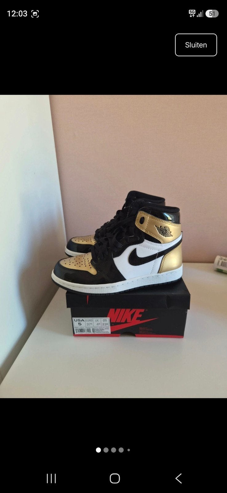 Nike air jordan high, Zwart, Nike, Ophalen of Verzenden, Sneakers of Gympen