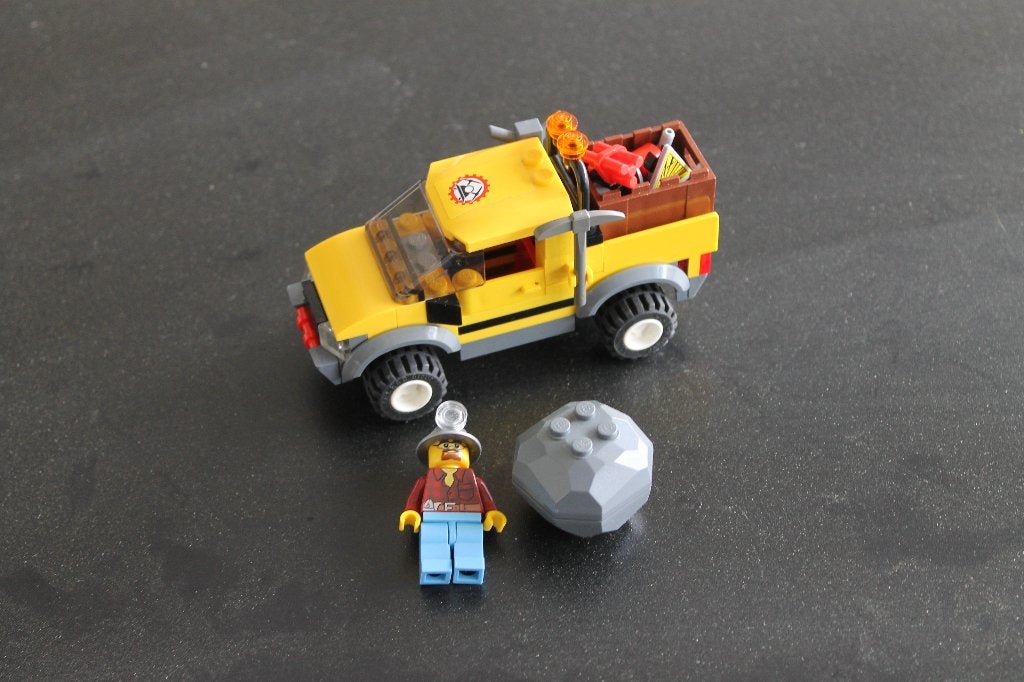 lego city goudmijn 4x4 wagen 4200, City, Lego, Ophalen of Verzenden, Zo goed als nieuw
