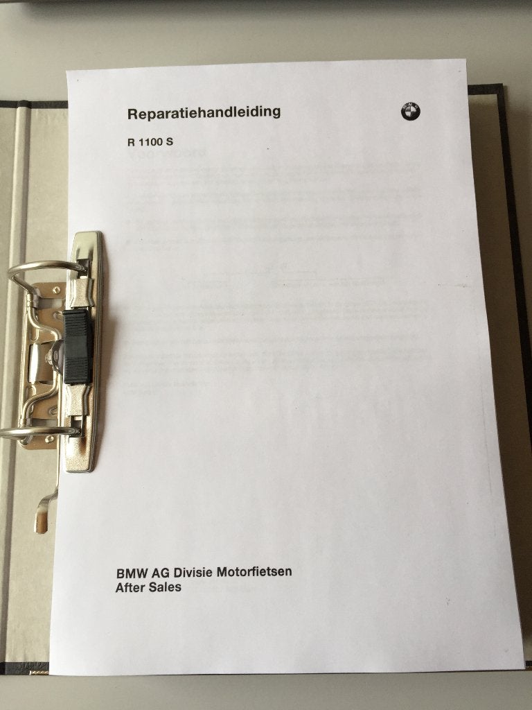 R1100S BMW werkplaatsboek voor de BMW R1100S, Motoren, Ophalen of Verzenden, BMW