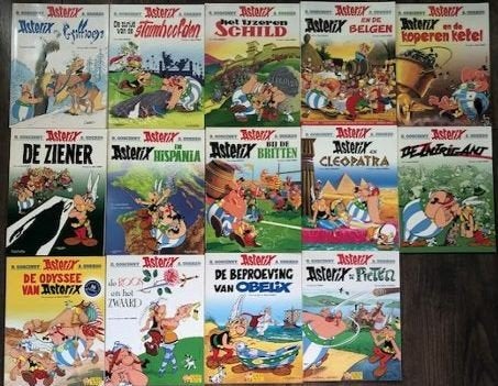 Asterix stripboeken - Complete serie of reeks, René Goscinny en Albert Uderzo, Ophalen of Verzenden, Zo goed als nieuw, Meerdere stripboeken