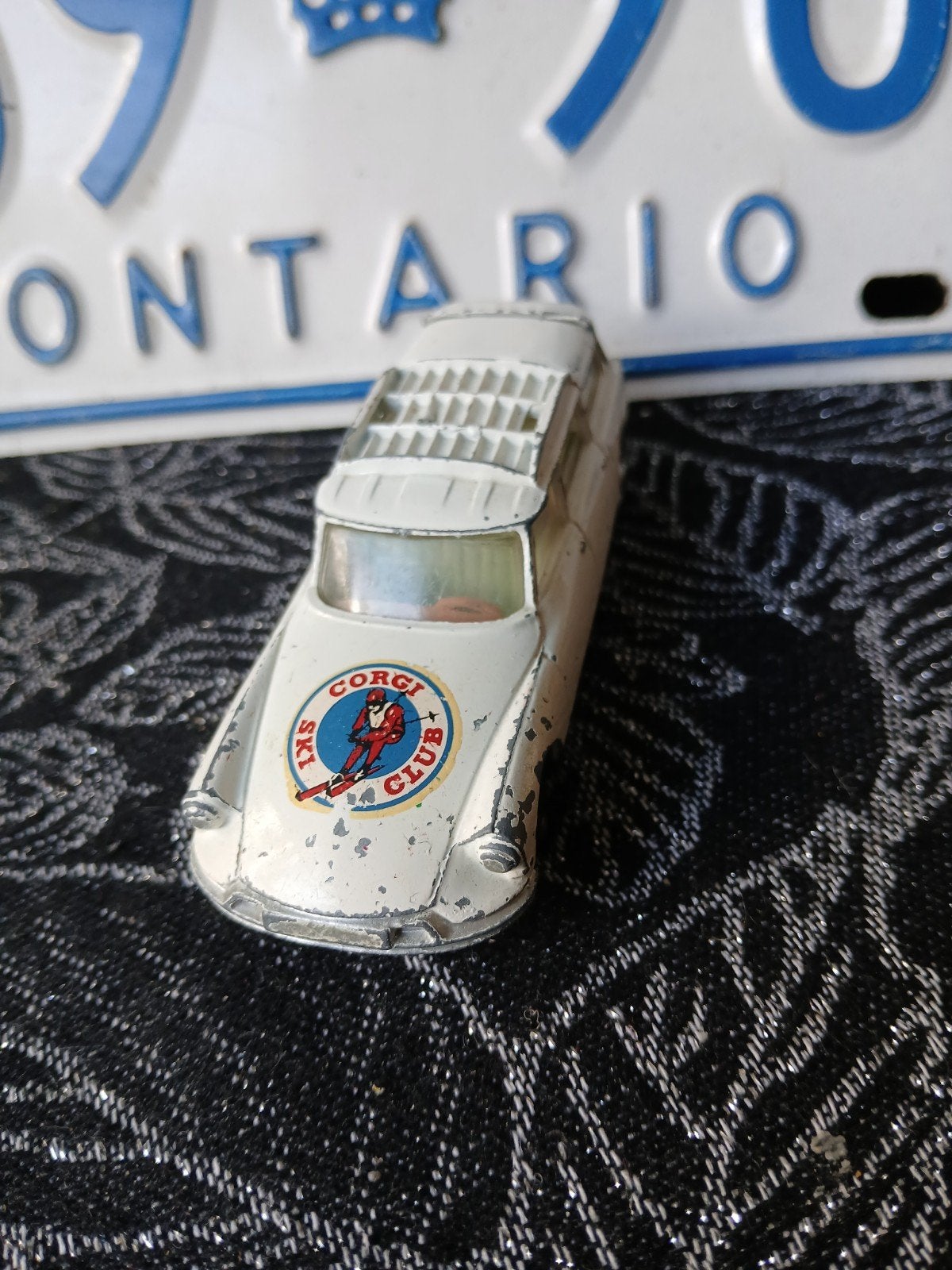 Citroën DS safari Corgi ski club. Corgi toys, Ophalen of Verzenden, Auto, Corgi