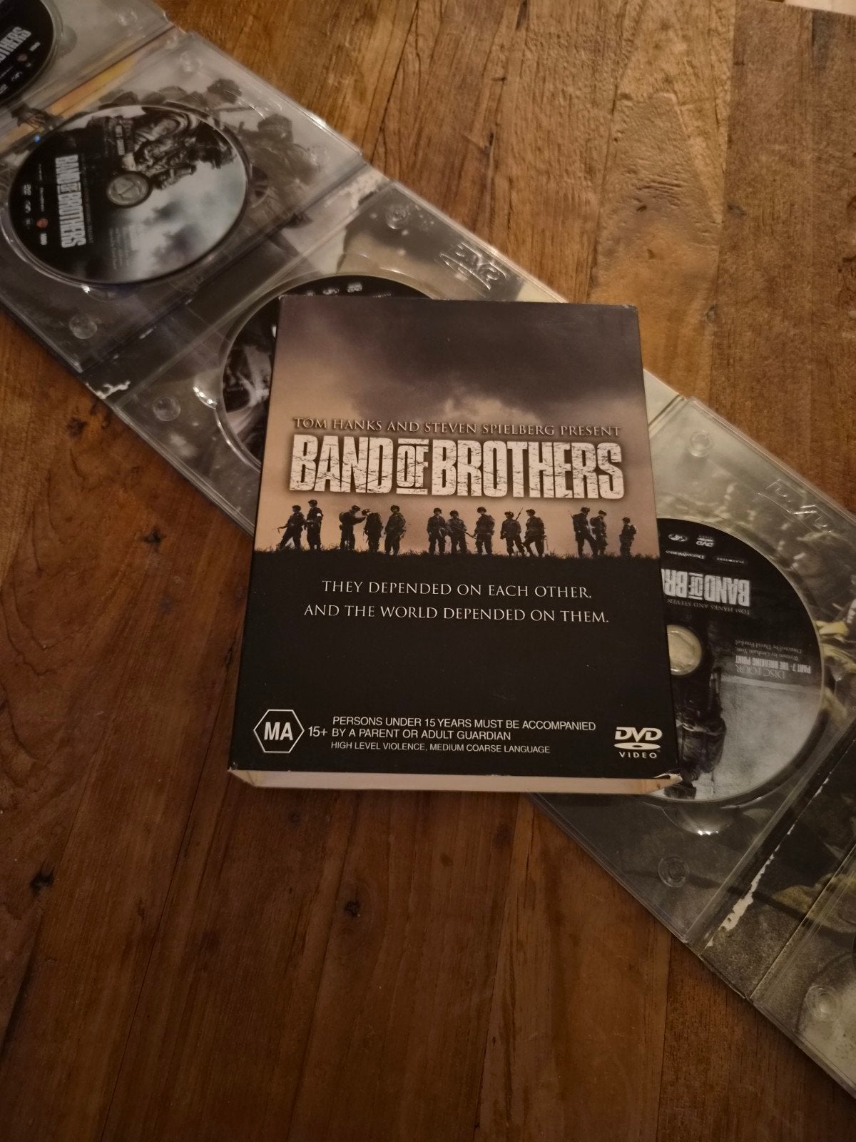 Band of Brothers Complete Serie DVD Boxset, Vanaf 12 jaar, Ophalen, Zo goed als nieuw