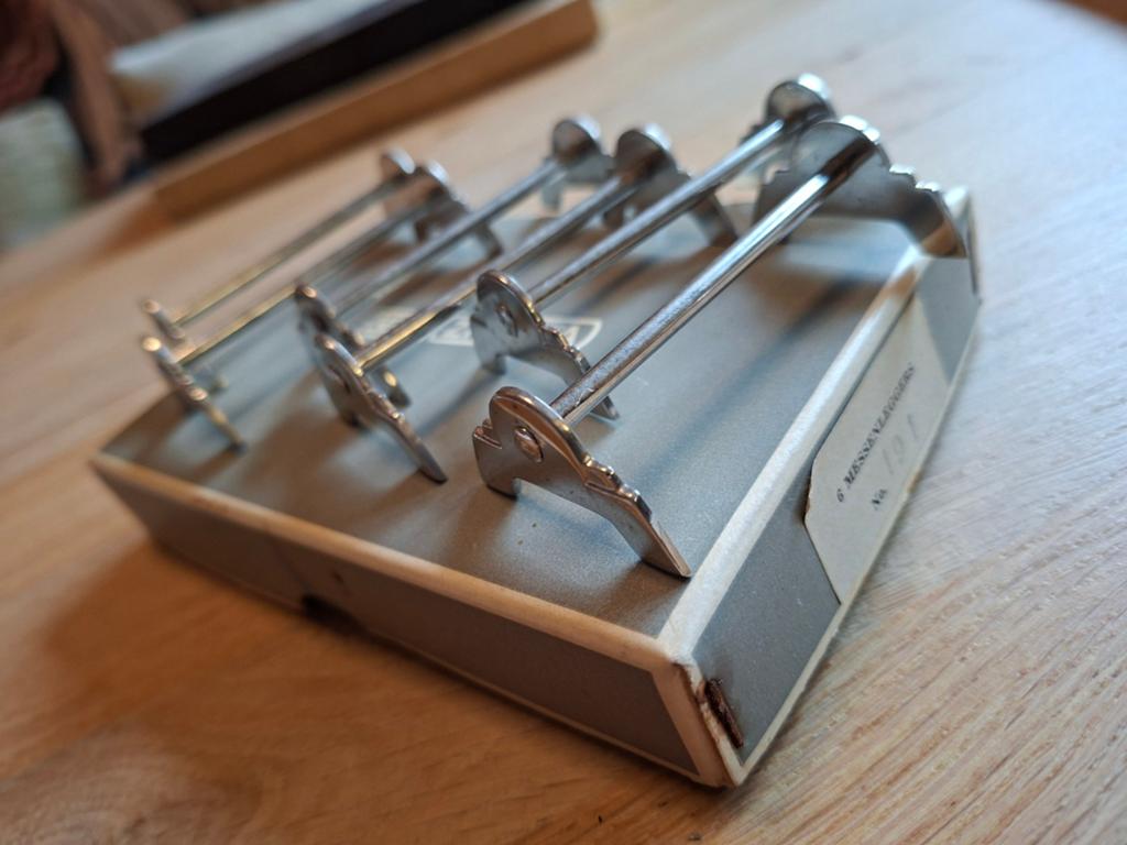 Vintage messenleggers Gero Zilmeta 6 stuks, Antiek en Kunst, Ophalen of Verzenden
