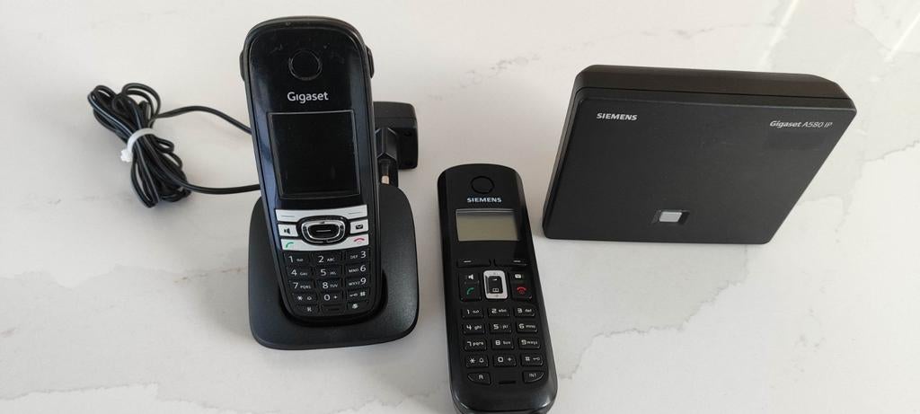 Gigaset VoIP basisstation A580 IP en analoog met 2 handsets, Ophalen