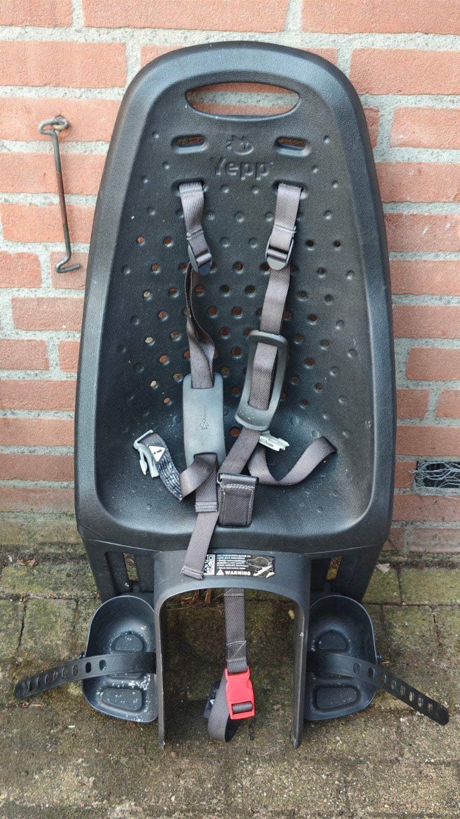 Yepp fietsstoeltje achter incl adapter, Ophalen, Achterzitje, Yepp (GMG), Gebruikt