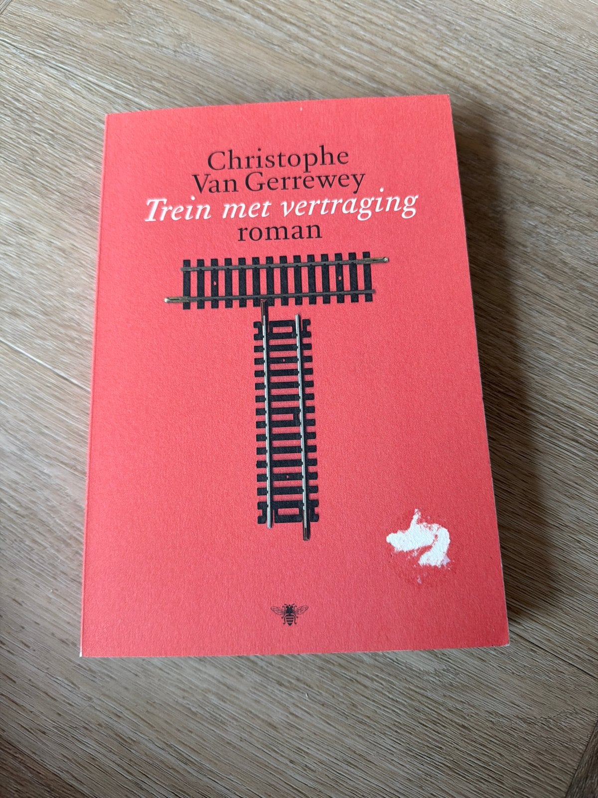 Trein met vertraging - Christophe Van Gerrewey (roman), Ophalen of Verzenden, Zo goed als nieuw, België