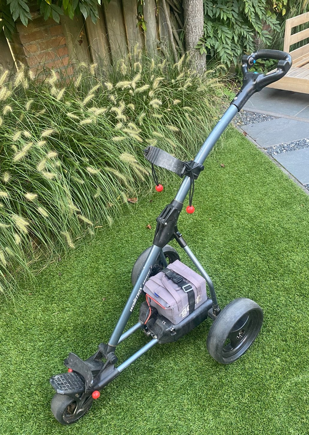 Walimex master electrische golftrolley, Ophalen of Verzenden, Gebruikt, Golfkar