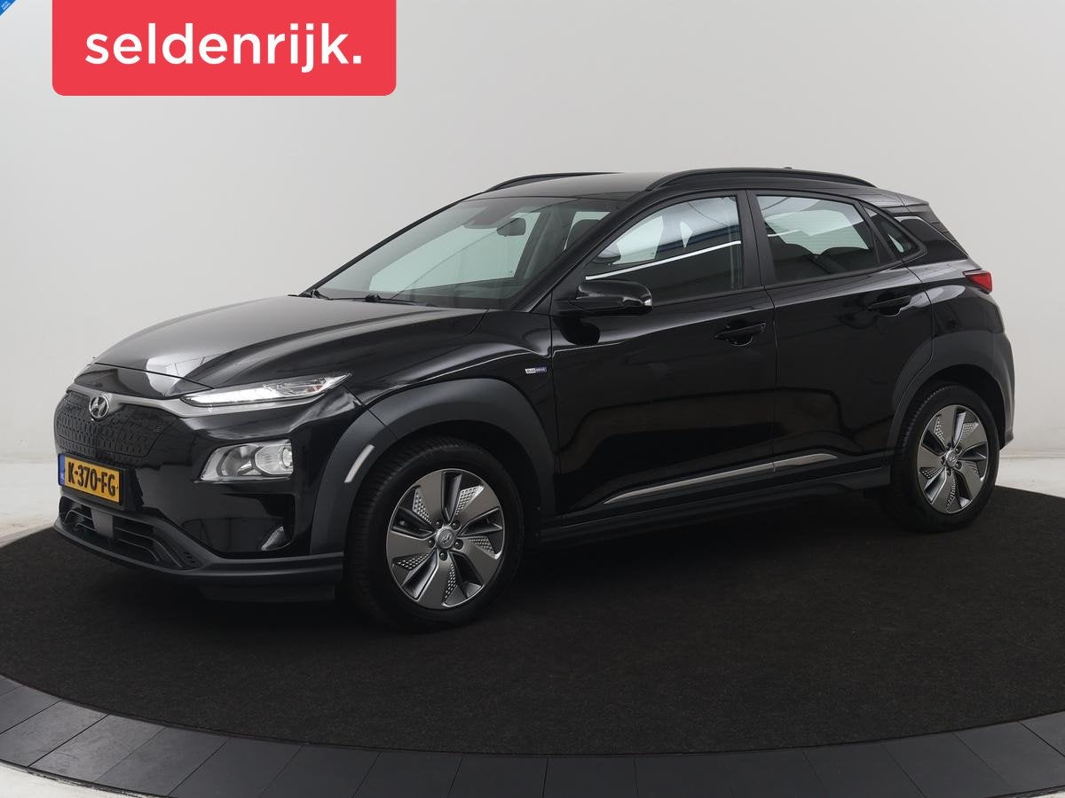 Hyundai Kona EV Comfort 64 kWh SOH 94% | Climate Control | C, Auto's, Stof, Gebruikt, Zwart, Origineel Nederlands