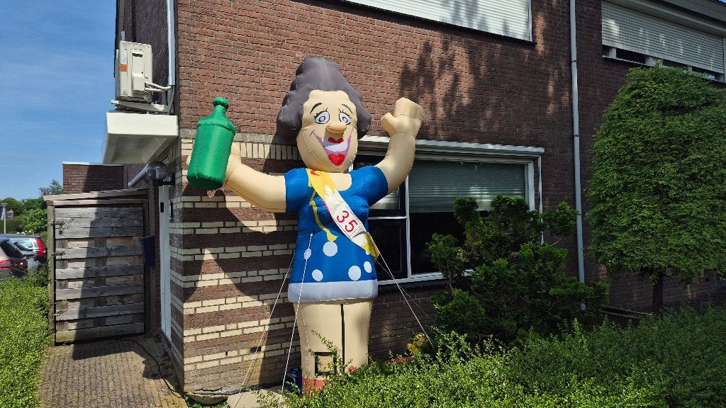 Opblaasbare Sarah - Feestpop, Ophalen, Zo goed als nieuw, Abraham of Sarah