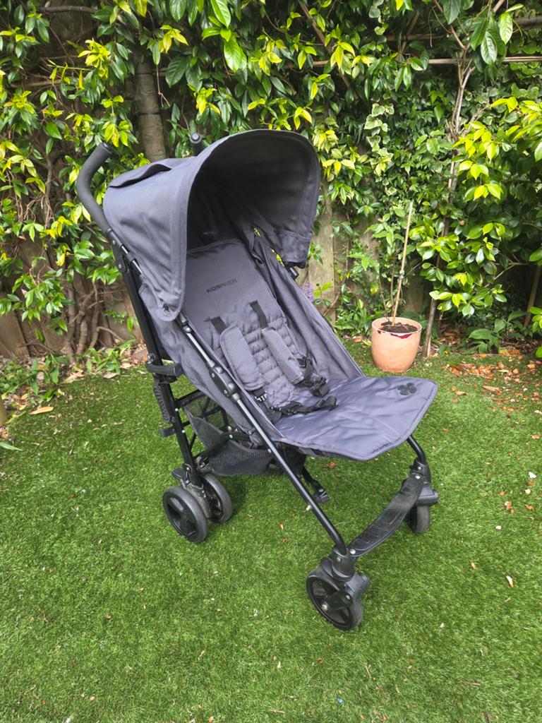 Kidsriver buggy met zonnekap en 3 standen, Kinderen en Baby's, Buggy's, Ophalen, Zo goed als nieuw, Overige merken, Verstelbare rugleuning