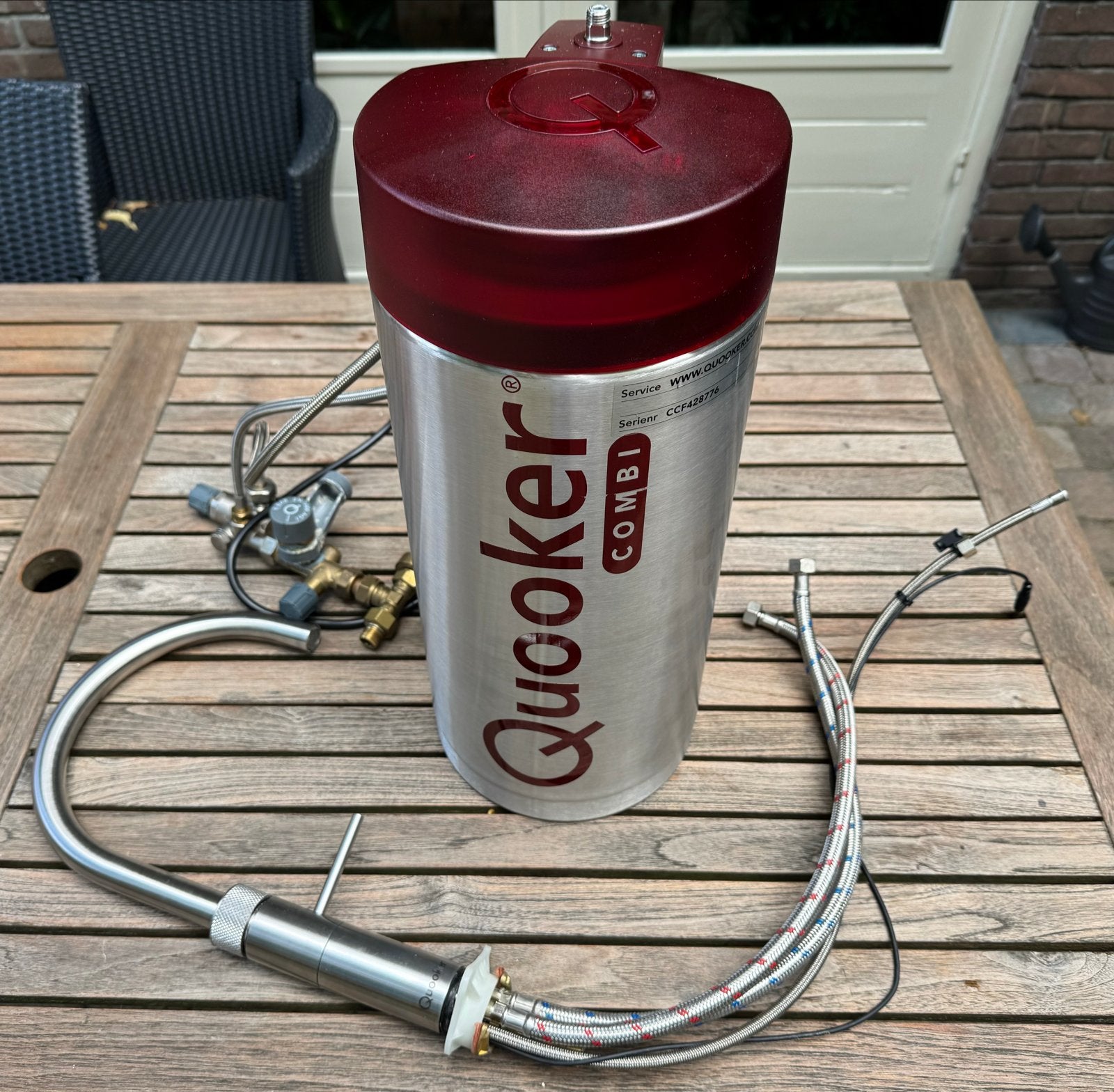 Quooker Combi 2.2 E Warmwaterkraan met reservoir defect, Ophalen, Gebruikt