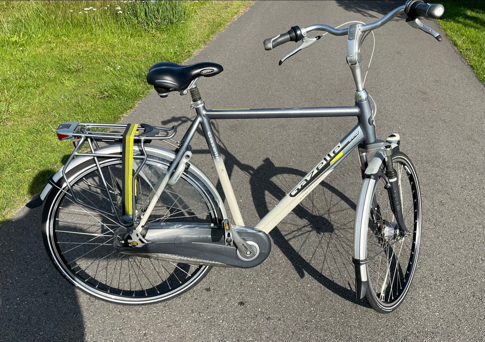 Gazelle Orange Plus herenfiets - Zo goed als nieuw, Fietsen en Brommers, Fietsen | Heren | Herenfietsen, Ophalen, Zo goed als nieuw