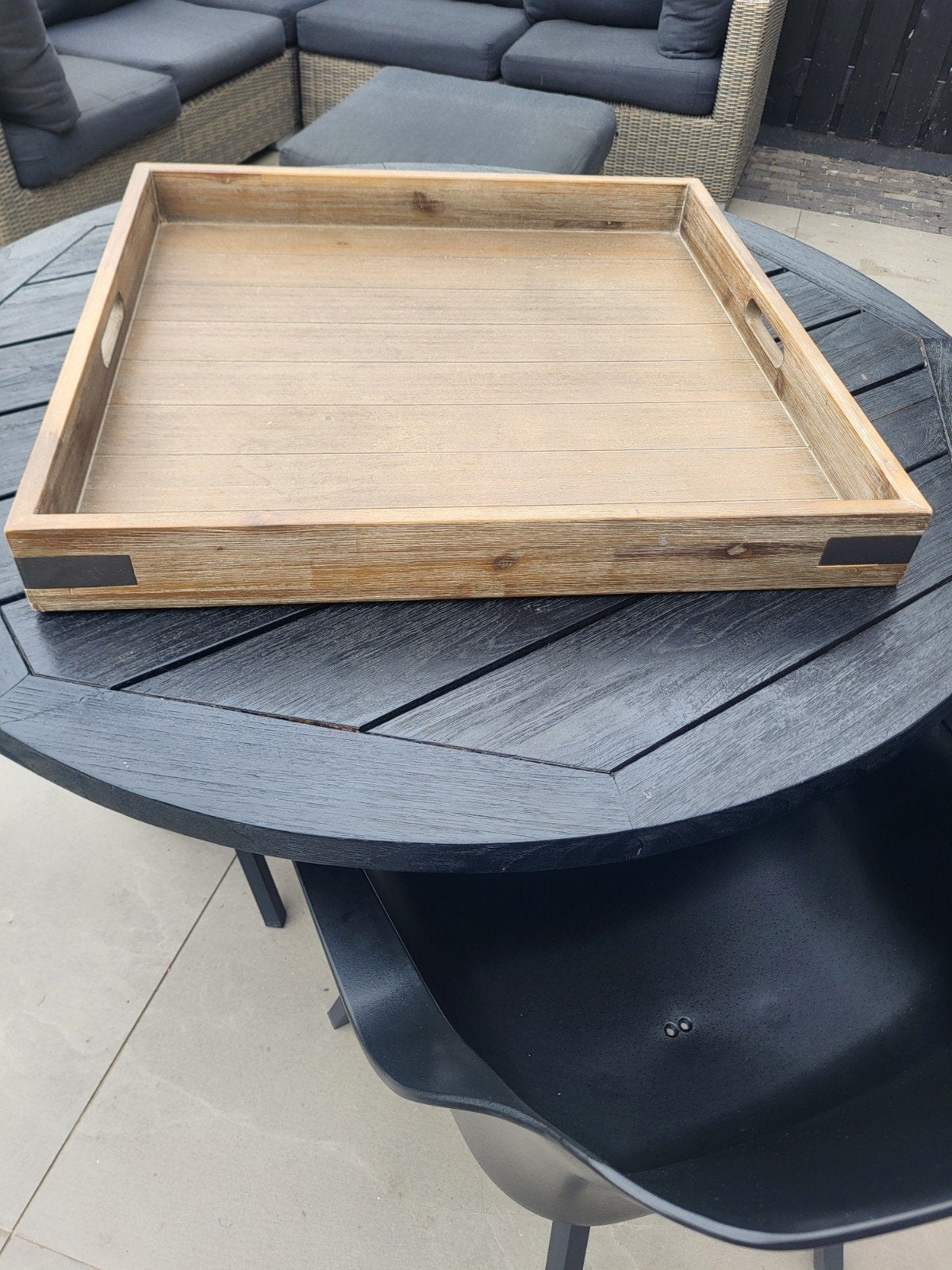 Mooi Pronto dienblad 70 x 70 cm, Huis en Inrichting, Woonaccessoires | Dienbladen, Ophalen, Vierkant, Zo goed als nieuw, Dienblad