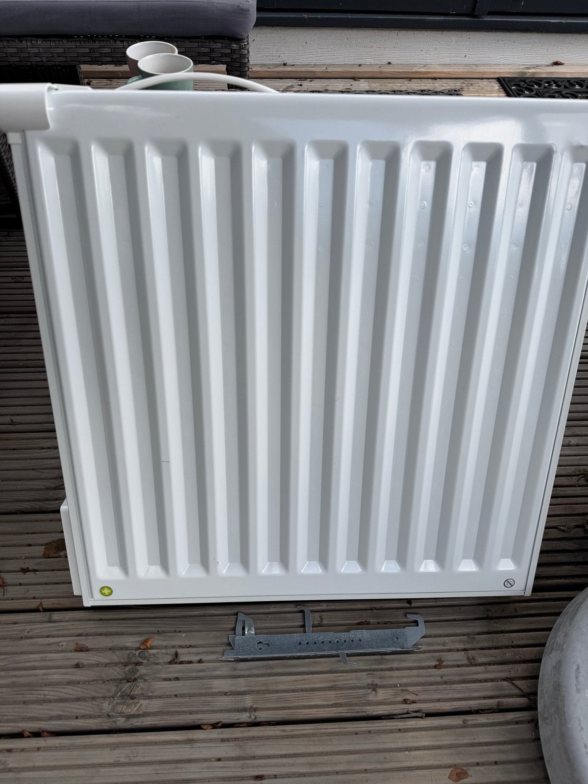 Elektrische radiator met thermostaat - Zo goed als nieuw, 500 tot 800 watt, Radiator, Minder dan 60 cm, Ophalen of Verzenden